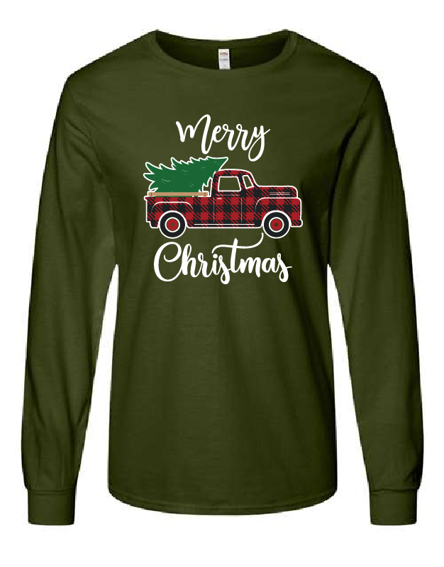 Merry Christmas Truck - Long Sleeve