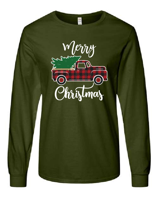 Merry Christmas Truck - Long Sleeve