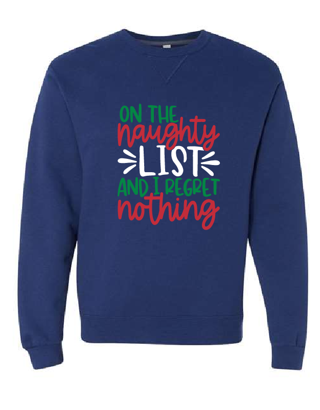 On The Naughty List - Crewneck