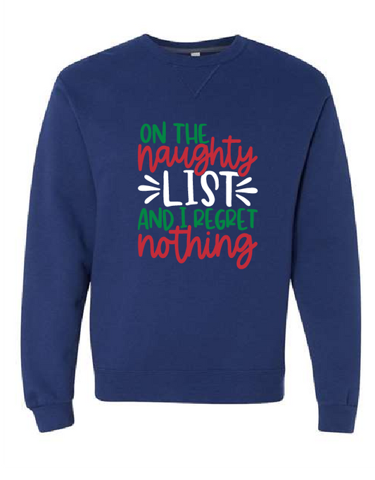 On The Naughty List - Crewneck